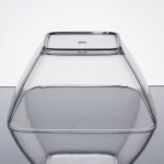 Vollrath V928001 20 oz. Clear Small Square Acrylic Bowl Vollrath V928001 20 oz. Clear Small Square Acrylic Bowl