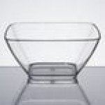 Vollrath V928001 20 oz. Clear Small Square Acrylic Bowl Vollrath V928001 20 oz. Clear Small Square Acrylic Bowl