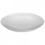 Vollrath 46222 Double Wall Stainless Steel Curved Platter - 12 Vollrath 46222 Double Wall Stainless Steel Curved Platter - 12