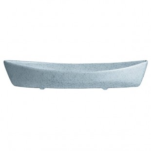 G.E.T. Enterprises BT031-MOD-SB Bugambilia 6.9 Qt. Smooth MOD Finish Sky Blue Granite Resin-Coated Aluminum Deep Boat