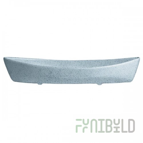 G.E.T. Enterprises BT031-MOD-SB Bugambilia 6.9 Qt. Smooth MOD Finish Sky Blue Granite Resin-Coated Aluminum Deep Boat