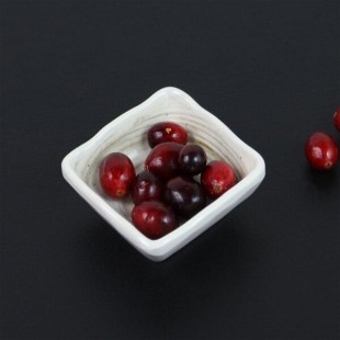 Elite Global Solutions D21SQ Van Gogh Taupe 2 oz. Square Melamine Ramekin - 6/Case Elite Global Solutions D21SQ Van Gogh Taupe 2 oz. Square Melamine Ramekin - 6/Case