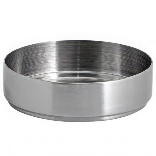 Front of the House Soho 3 oz. Brushed Stainless Steel Round Ramekin - 12/Case Front of the House Soho 3 oz. Brushed Stainless Steel Round Ramekin - 12/Case