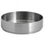 Front of the House Soho 3 oz. Brushed Stainless Steel Round Ramekin - 12/Case Front of the House Soho 3 oz. Brushed Stainless Steel Round Ramekin - 12/Case