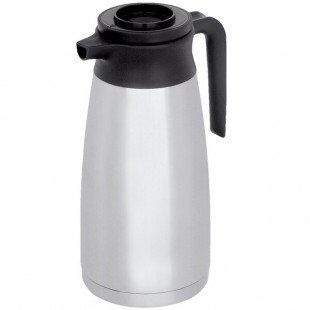 Fetco D037 64 oz. Stainless Steel Insulated Tall Thermal Server Fetco D037 64 oz. Stainless Steel Insulated Tall Thermal Server