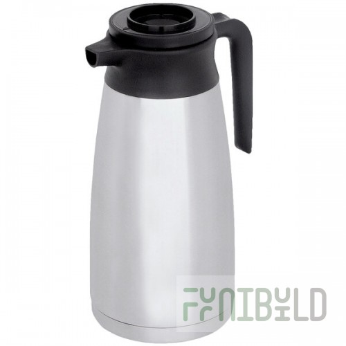 Fetco D037 64 oz. Stainless Steel Insulated Tall Thermal Server