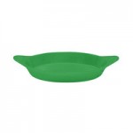 TableCraft CW1720GN 1.3 Qt. Green Oval Au Gratin Dish