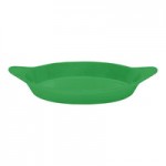 TableCraft CW1720GN 1.3 Qt. Green Oval Au Gratin Dish