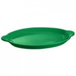 TableCraft CW1720GN 1.3 Qt. Green Oval Au Gratin Dish