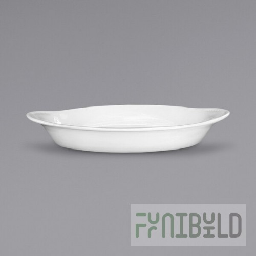 International Tableware 12 oz. European White Stoneware Rarebit - 36/Case