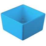 TableCraft CW4024SBL Contemporary Collection Sky Blue 1 Qt. Straight Sided Bowl