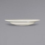 International Tableware Roma 58 oz. Ivory (American White) Stoneware Large Serving Bowl - 12/Case