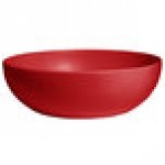 G.E.T. Enterprises BRD18CB Bugambilia 15.9 Qt. Classic Textured Finish Cranberry Resin-Coated Aluminum Extra Large Deep Round Bowl G.E.T. Enterprises BRD18CB Bugambilia 15.9 Qt. Classic Textured Finish Cranberry Resin-Coated Aluminum Extra Large Deep Round Bowl