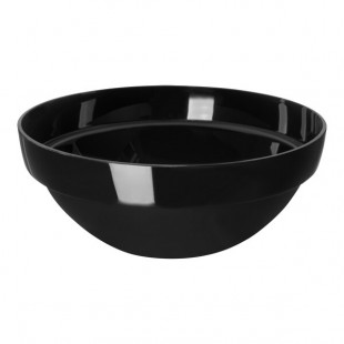 Carlisle 3 Qt. Black Acrylic Bowl - 4/Case Carlisle 3 Qt. Black Acrylic Bowl - 4/Case
