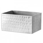 Libbey 6707 Sonoran 52 oz. Hammered Stainless Steel Double Wall Bowl Libbey 6707 Sonoran 52 oz. Hammered Stainless Steel Double Wall Bowl