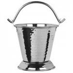 Libbey 6707 Sonoran 52 oz. Hammered Stainless Steel Double Wall Bowl Libbey 6707 Sonoran 52 oz. Hammered Stainless Steel Double Wall Bowl