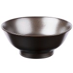 Tuxton GZL-050 TuxTrendz Kona 46 oz. Lava China Ramen Bowl - 12/Case