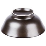 Tuxton GZL-050 TuxTrendz Kona 46 oz. Lava China Ramen Bowl - 12/Case