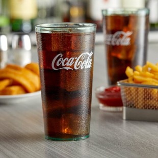 GET 6620-JC 20 oz. Jade Coca-Cola® SAN Plastic Pebbled Tumbler - 72/Case GET 6620-JC 20 oz. Jade Coca-Cola® SAN Plastic Pebbled Tumbler - 72/Case