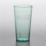 GET 6620-JC 20 oz. Jade Coca-Cola® SAN Plastic Pebbled Tumbler - 72/Case GET 6620-JC 20 oz. Jade Coca-Cola® SAN Plastic Pebbled Tumbler - 72/Case