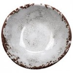 GET French Mill 10 oz. Glazed Irregular Round Melamine Salad and Pasta Bowl - 12/Case GET French Mill 10 oz. Glazed Irregular Round Melamine Salad and Pasta Bowl - 12/Case