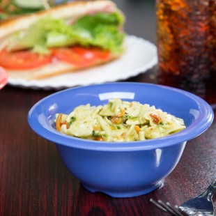 GET B-105-PB Diamond Mardi Gras 10 oz. Peacock Blue Melamine Bowl - 48/Case