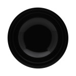 Elite Global Solutions M115R4 Belize Black 4.75 Qt. Round Melamine Bowl