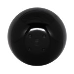 Elite Global Solutions M115R4 Belize Black 4.75 Qt. Round Melamine Bowl