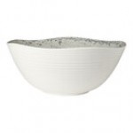 Creations Pompeii from Steelite International 13.5 Qt. Slate Melamine Round Bowl - 4/Case Creations Pompeii from Steelite International 13.5 Qt. Slate Melamine Round Bowl - 4/Case