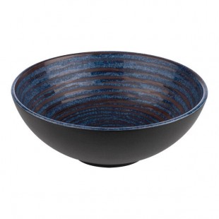 APS Loops 60.9 oz. Round Melamine Bowl - 6/Case