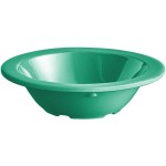 Acopa Foundations 4 oz. Green Narrow Rim Melamine Fruit Dish - 12/Case