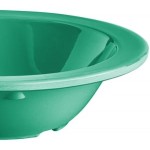 Acopa Foundations 4 oz. Green Narrow Rim Melamine Fruit Dish - 12/Case