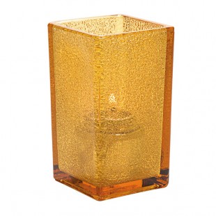 Hollowick 6109AJ Quad Amber Jewel Glass Votive Hollowick 6109AJ Quad Amber Jewel Glass Votive