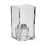 Hollowick 6109AJ Quad Amber Jewel Glass Votive Hollowick 6109AJ Quad Amber Jewel Glass Votive