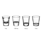 Acopa 1.5 oz. Customizable Shot Glass - 12/Case Acopa 1.5 oz. Customizable Shot Glass - 12/Case