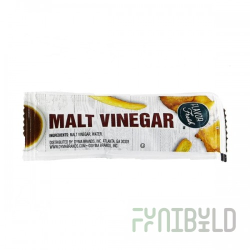Malt Vinegar 9 Gram Portion Packets - 200/Case