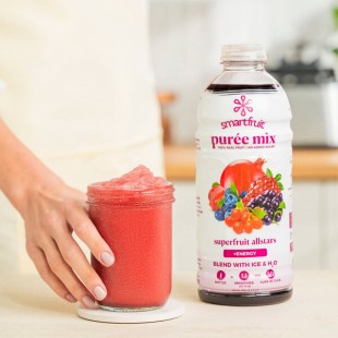 Smartfruit Superfruit All-Stars 100% Fruit Puree Beverage Mix 48 fl. oz. - 6/Case