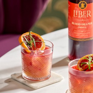 Liber & Co Blood Orange Cordial Syrup 750 mL Liber & Co Blood Orange Cordial Syrup 750 mL