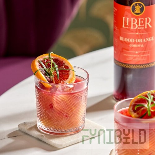 Liber & Co Blood Orange Cordial Syrup 750 mL
