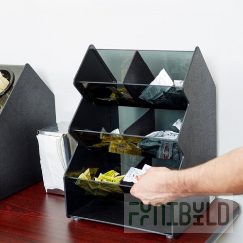Vollrath CTC-3X2V 3 Tier 6 Bin Condiment Holder