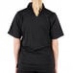 Mercer Culinary Millennia Air® Black Unisex Short Sleeve Cook Shirt with Full Mesh Back M60200BK - L Mercer Culinary Millennia Air® Black Unisex Short Sleeve Cook Shirt with Full Mesh Back M60200BK - L