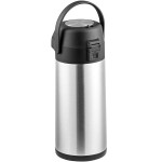 Acopa 3 Liter Stainless Steel Lined Airpot with Push Button