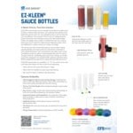 San Jamar EZ-KLEEN® 12 oz. Sauce Bottle with Small Valve 857312S San Jamar EZ-KLEEN® 12 oz. Sauce Bottle with Small Valve 857312S