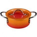 Bon Chef Country French X 54 oz. Ombre Merlot Sauce Pot with Cover 73299-OM-M