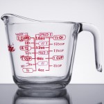 Anchor Hocking 55177AHG17 16 oz. Clear Glass Measuring Cup