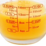 Anchor Hocking 55177AHG17 16 oz. Clear Glass Measuring Cup