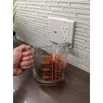 Anchor Hocking 55177AHG17 16 oz. Clear Glass Measuring Cup