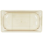Vollrath 9032410 Super Pan® 1/3 Size Amber High Heat Plastic Food Pan - 2 1/2 Vollrath 9032410 Super Pan® 1/3 Size Amber High Heat Plastic Food Pan - 2 1/2