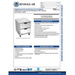 Beverage-Air UCRD27AHC-2-23 27 Beverage-Air UCRD27AHC-2-23 27
