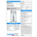 Continental Refrigerator 2RSE-N-SA 36 Continental Refrigerator 2RSE-N-SA 36